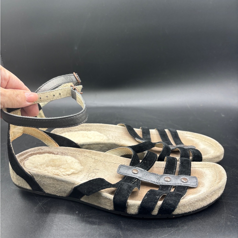 UGG Black Gladiator Sandals size 7